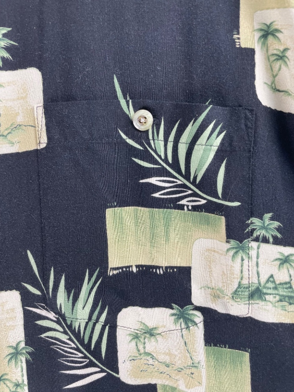 Bamboo Cay Rayon Hawaiian Shirt Size XL Retro Beach Made Korea Fine Resortwear - Picture 4 of 6